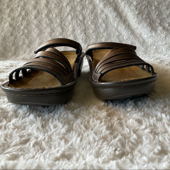 Naot Strappy Comfort Wedge Slide Sandals Size 40 - Picture 6 of 14